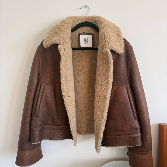 anne vest Jackets & Blazers - 100% Leather and Shearling Jacket